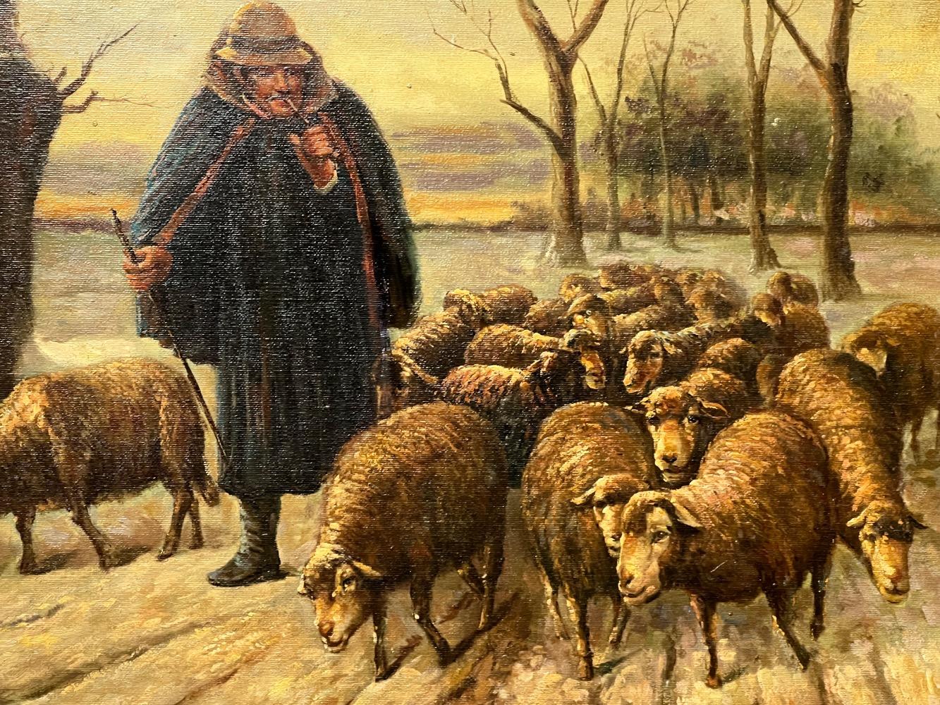 The happy shepherd 