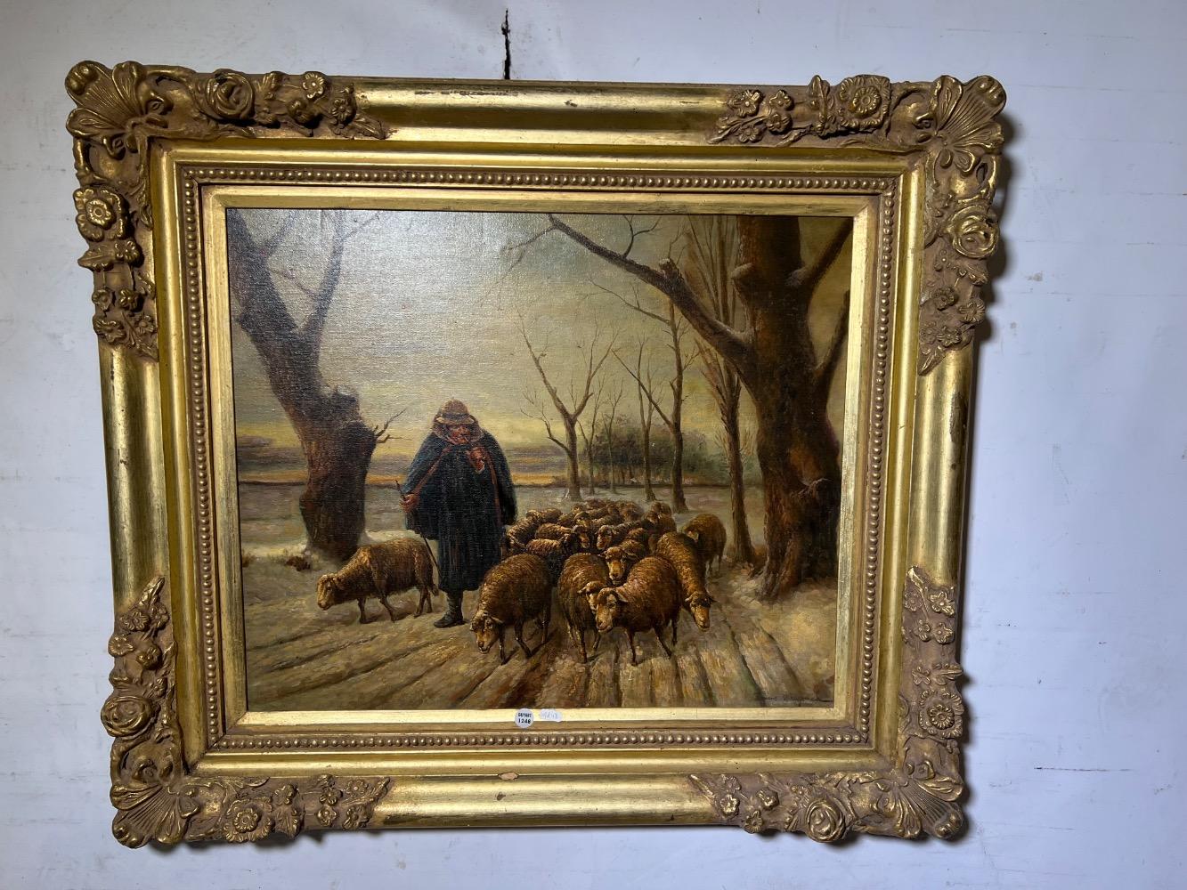 The happy shepherd 
