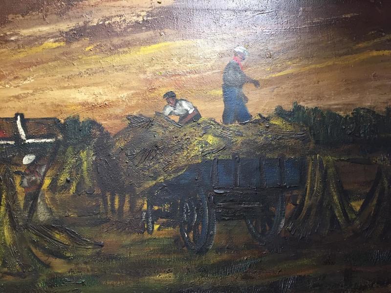 The harvest ( oil on canvas )