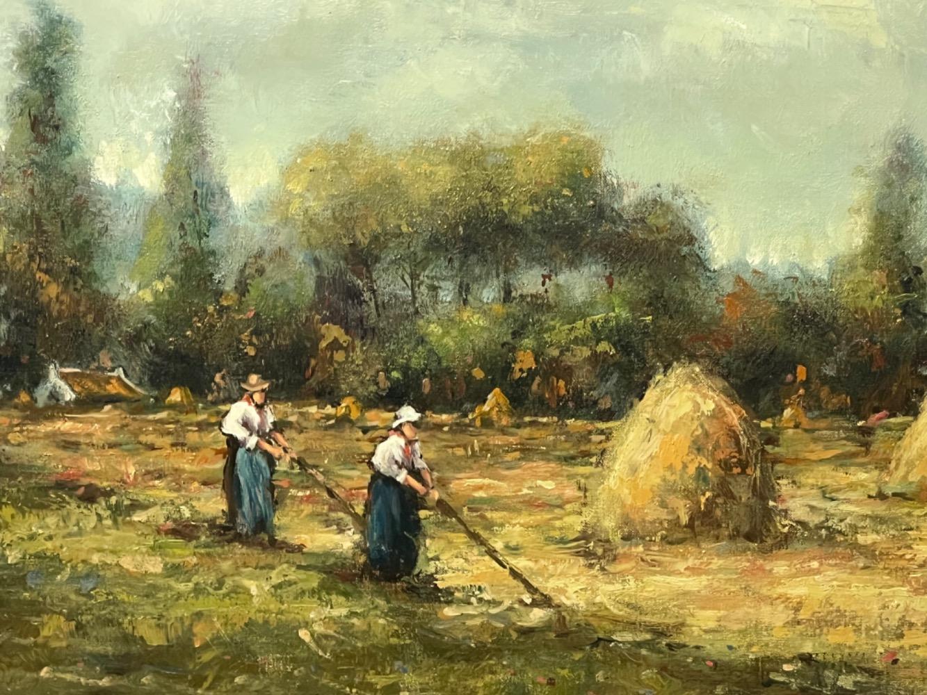 The harvest ( oil on canvas )