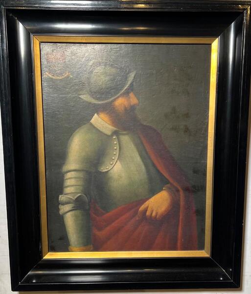 The knight of the King ( oil on panel )