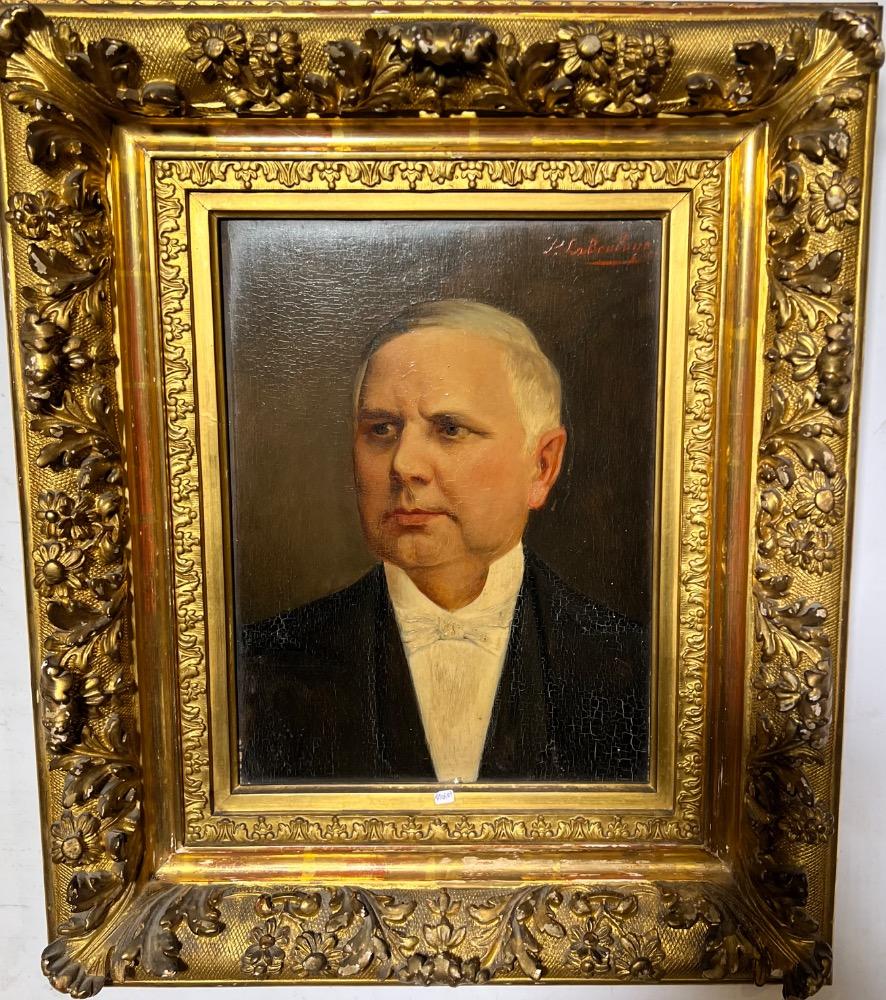 The landlord ( oil on panel )