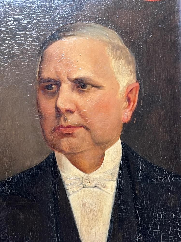 The landlord ( oil on panel )