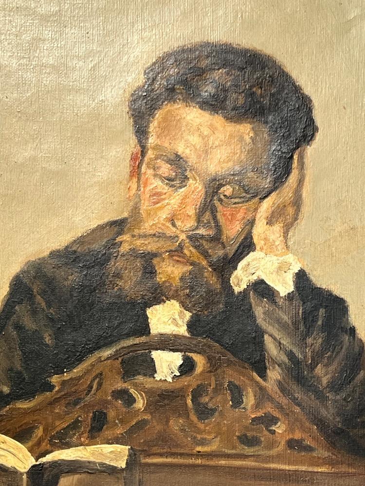 The lazy lawyer ( oil on canvas)