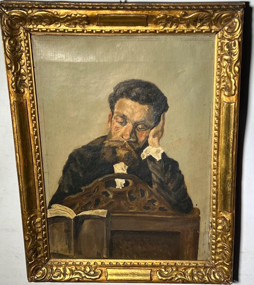 The lazy lawyer ( oil on canvas)