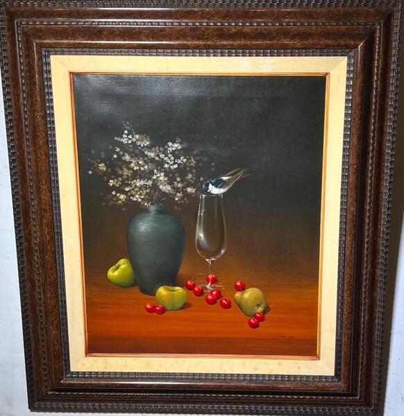 The lucky bird ( oil on canvas )