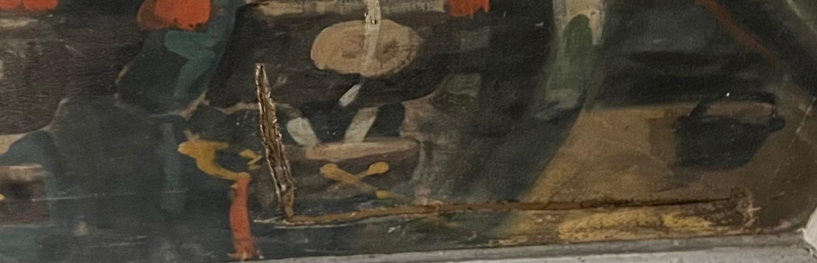 The military parade ( oil on canvas)