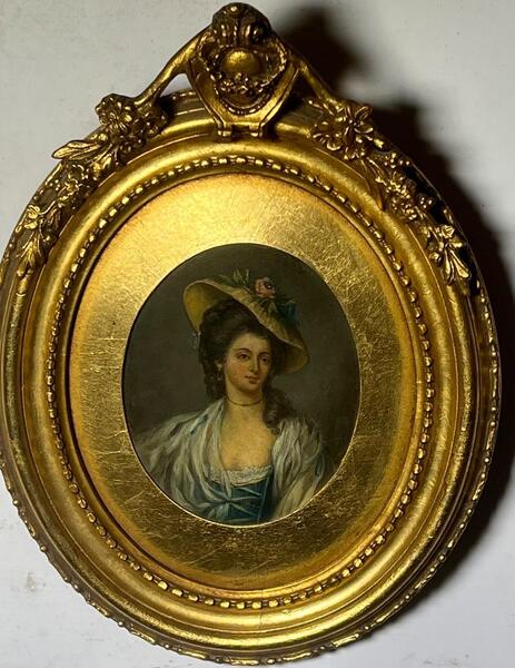 The noble girl ( oil on board )