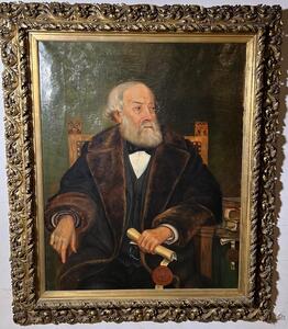 The noble landlord ( oil on canvas )