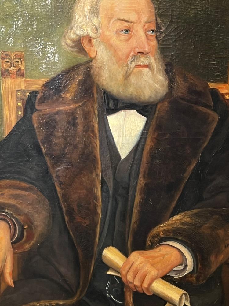 The noble landlord ( oil on canvas )