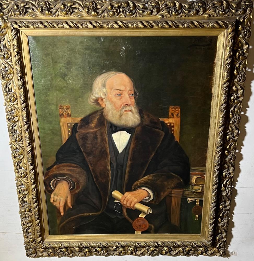 The noble landlord ( oil on canvas )