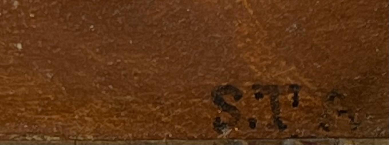 The noble woman ( oil on panel )