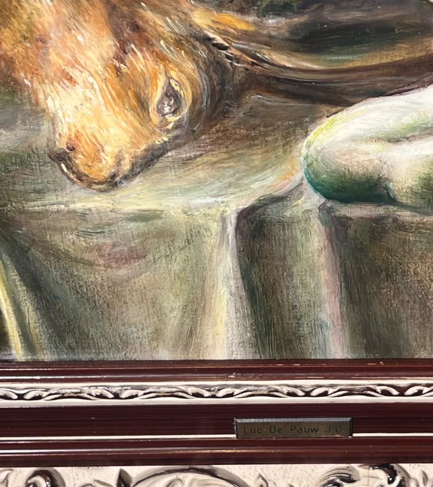 The pantry ( oil on panel )