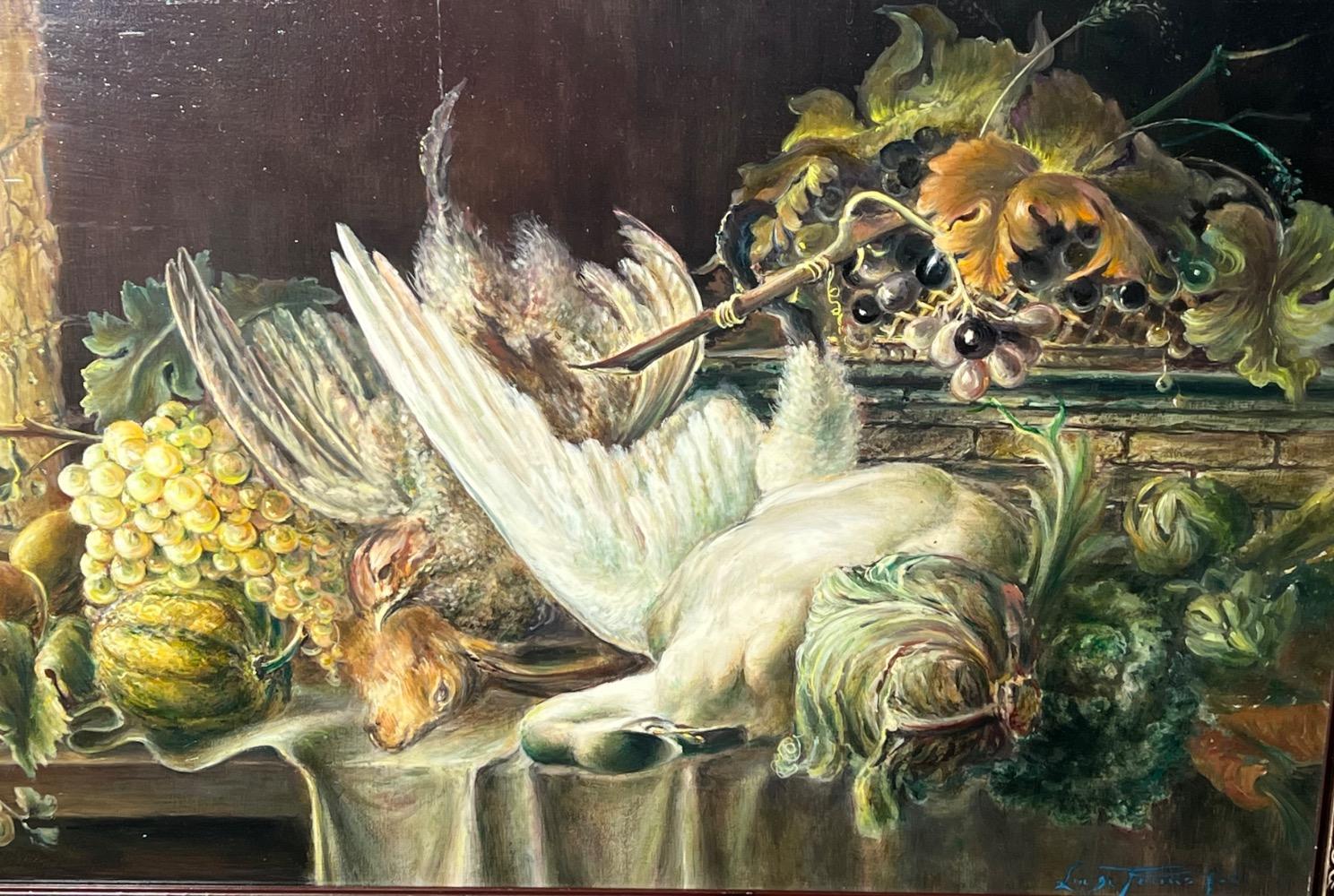 The pantry ( oil on panel )