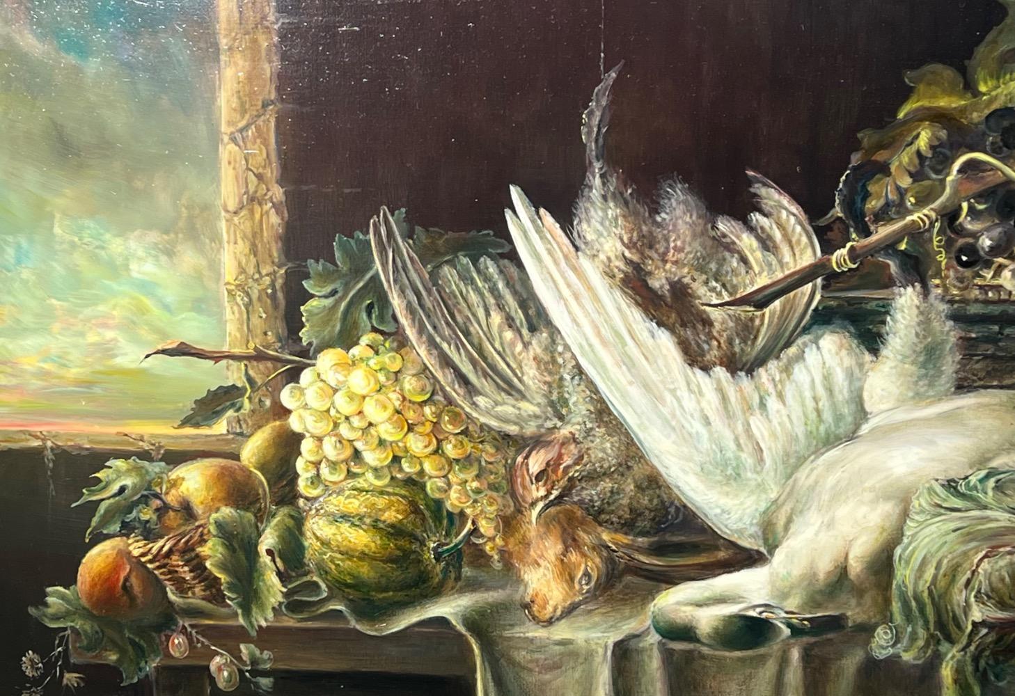 The pantry ( oil on panel )