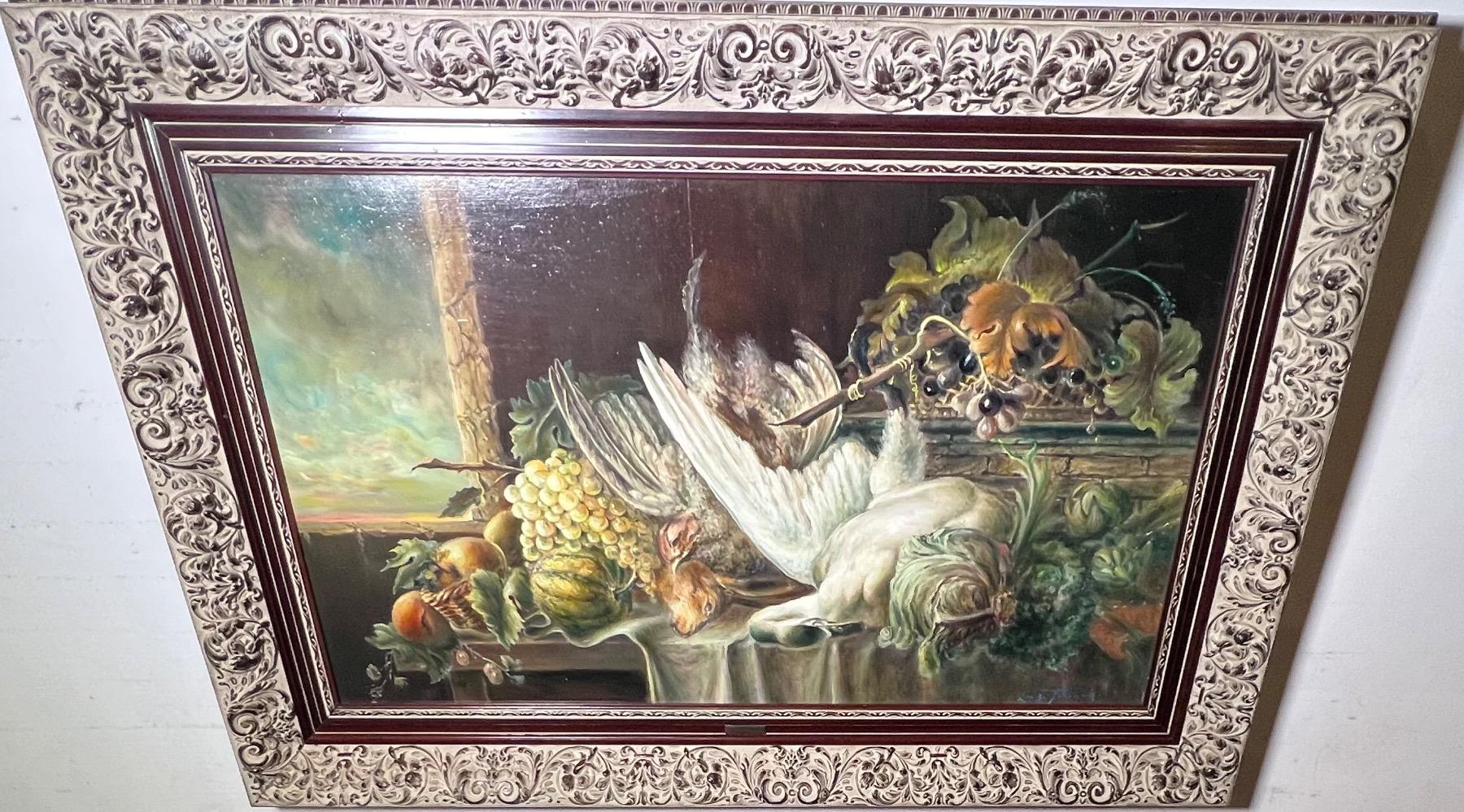 The pantry ( oil on panel )