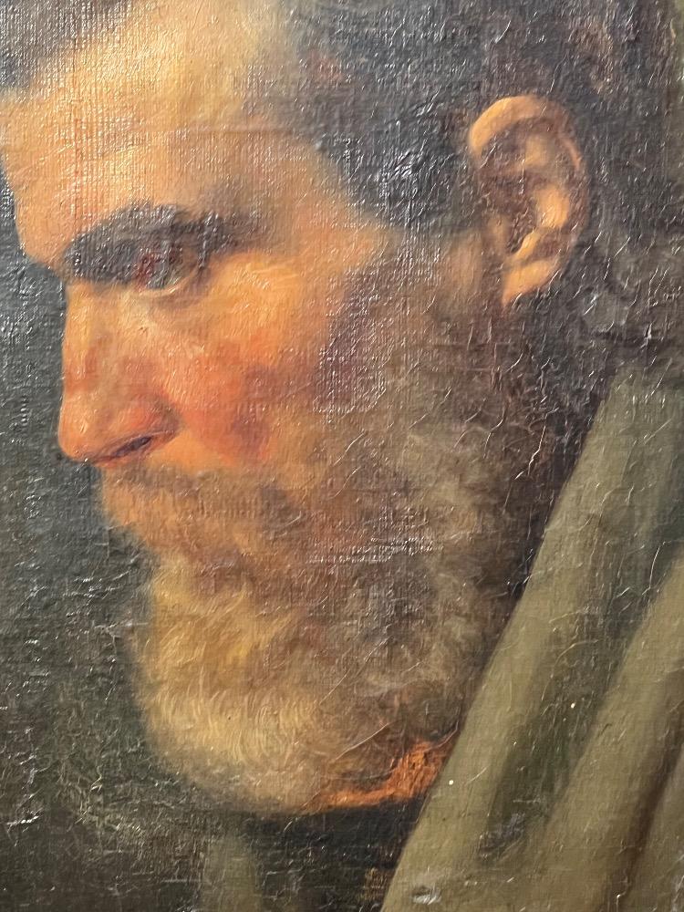 The philosopher ( oil on canvas )
