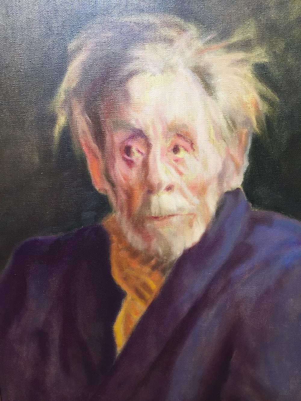 The philosopher ( oil on canvas)