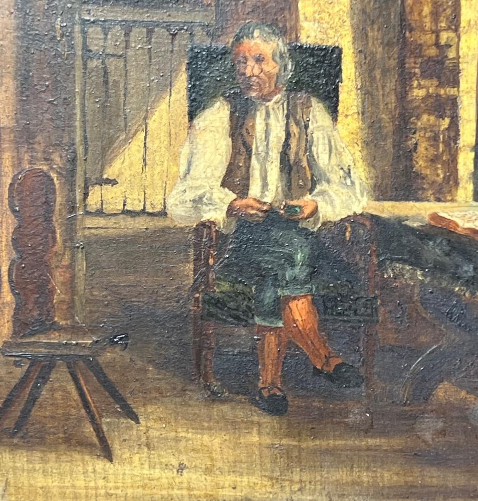 The philosopher ( oil on panel )