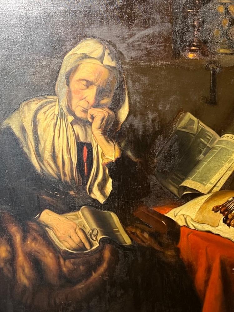 The reader ( oil on canvas )