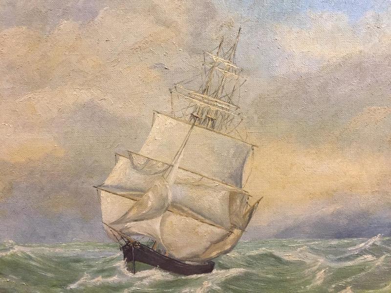 The sailing boat 