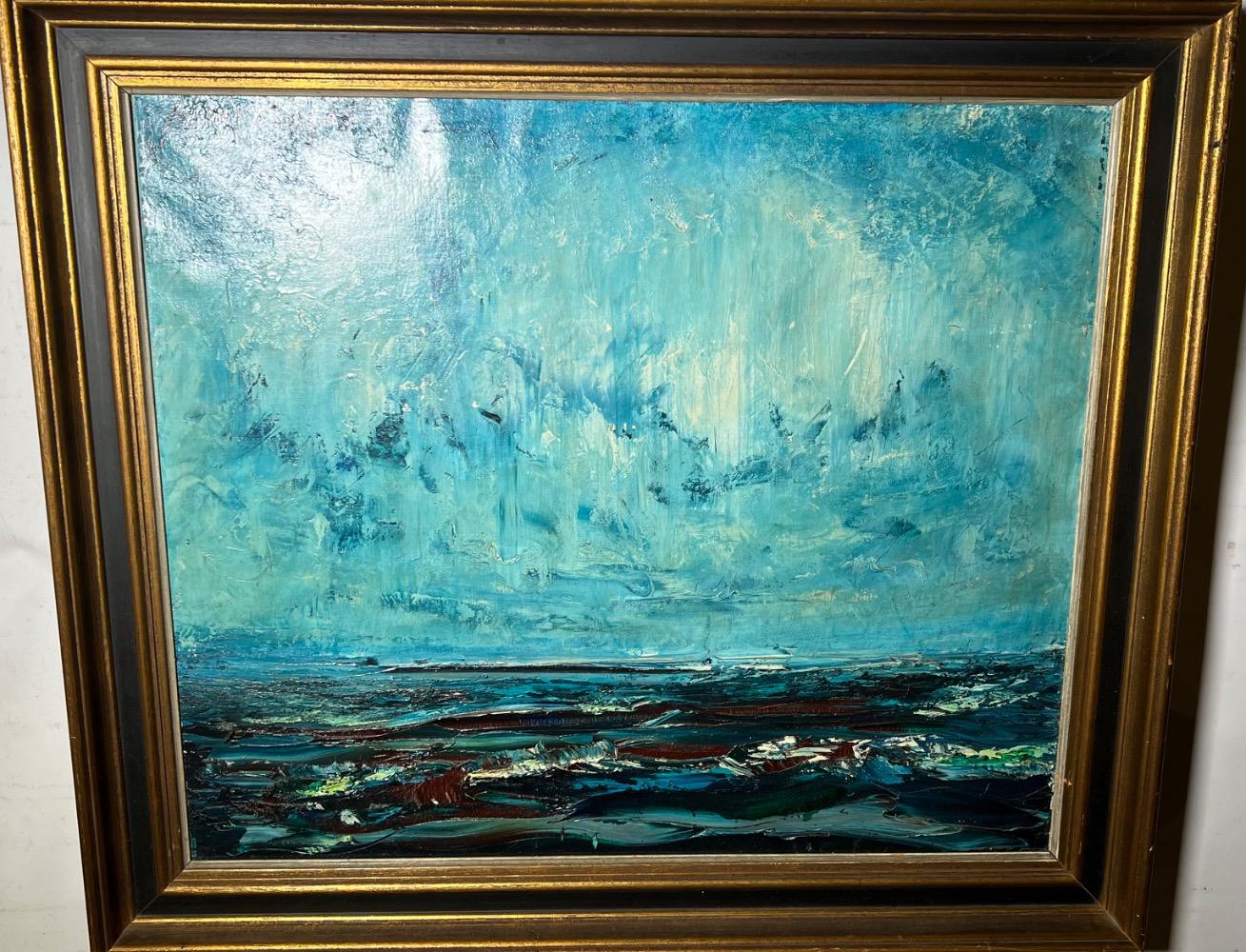 The silent sea ( oil on canvas)