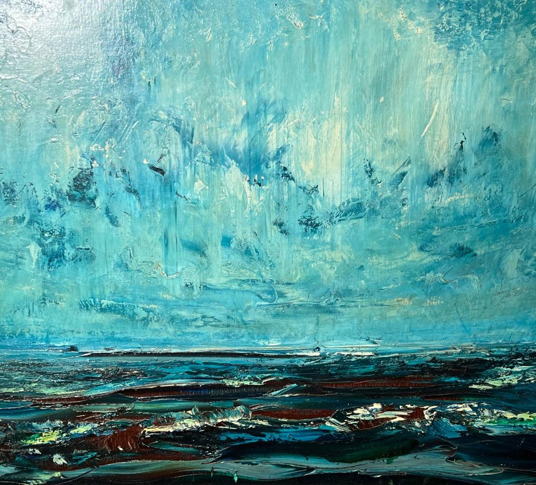 The silent sea ( oil on canvas)