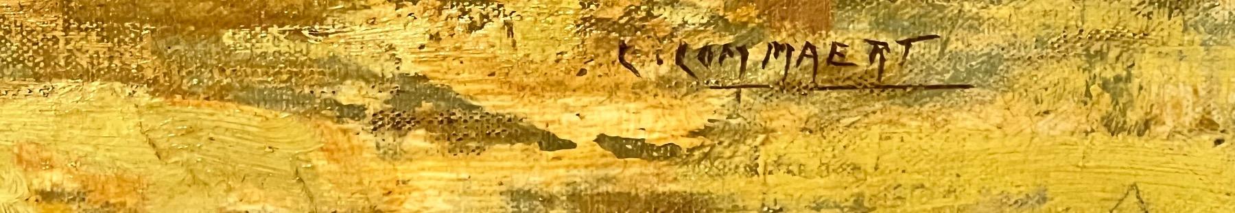 The successful hunters( oil on canvas )