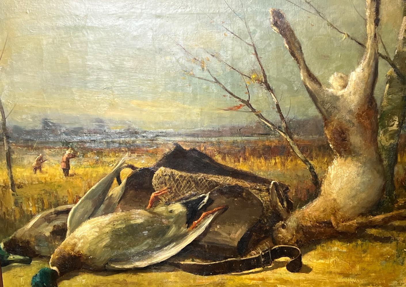 The successful hunters( oil on canvas )