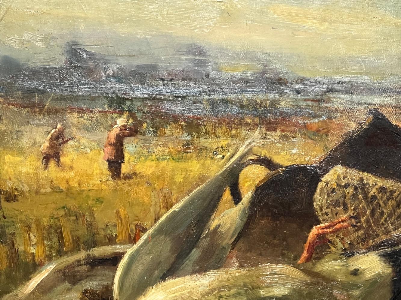 The successful hunters( oil on canvas )