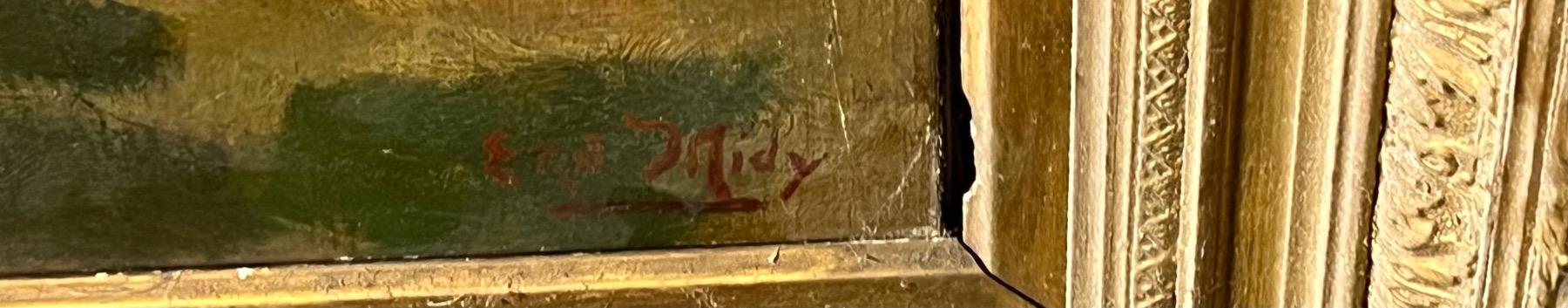 Time to milk ( oil on canvas )