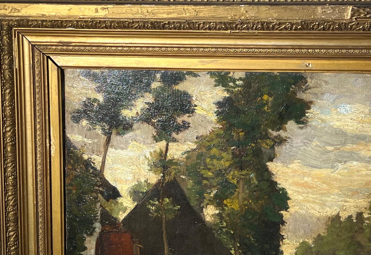 Time to milk ( oil on canvas )