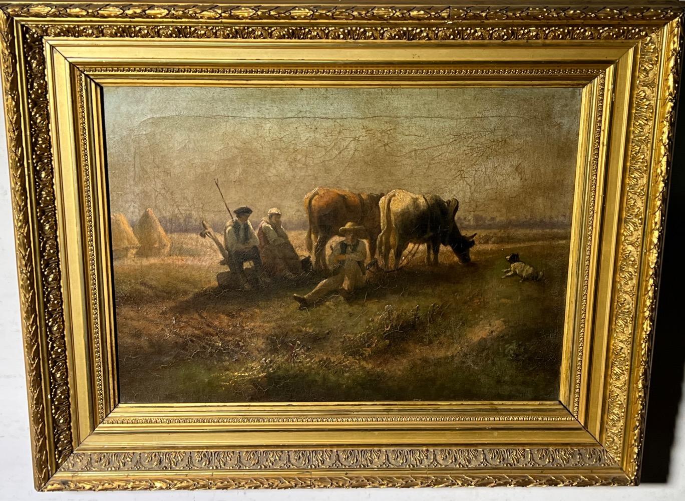 Time to relax ( oil on canvas )