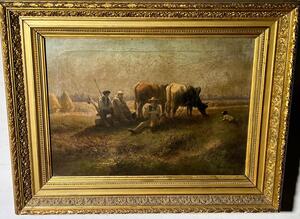 Time to relax ( oil on canvas )