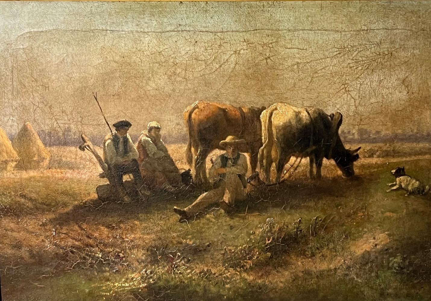 Time to relax ( oil on canvas )