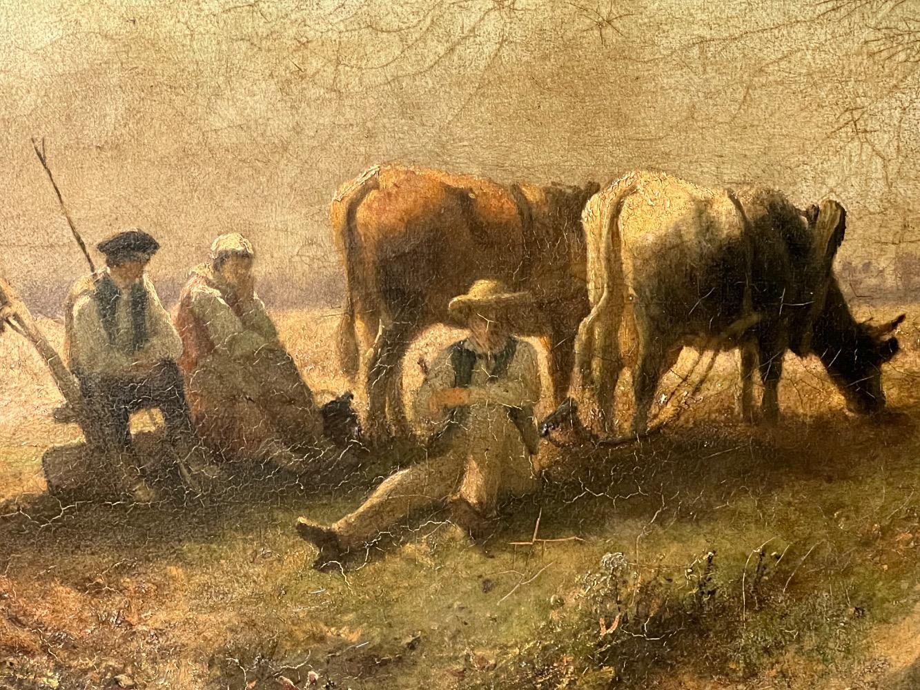 Time to relax ( oil on canvas )