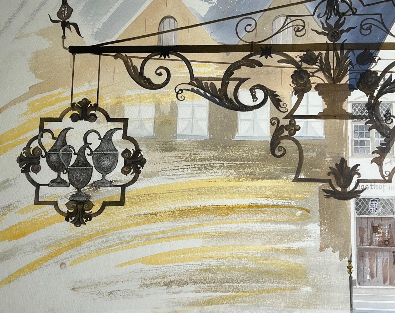 The restaurant ( watercolors )