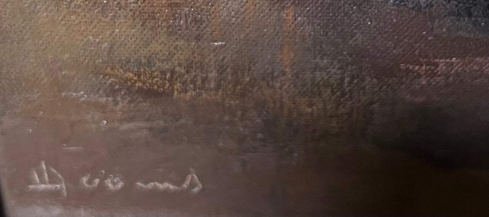 Stillife with fishes ( oil on panel )