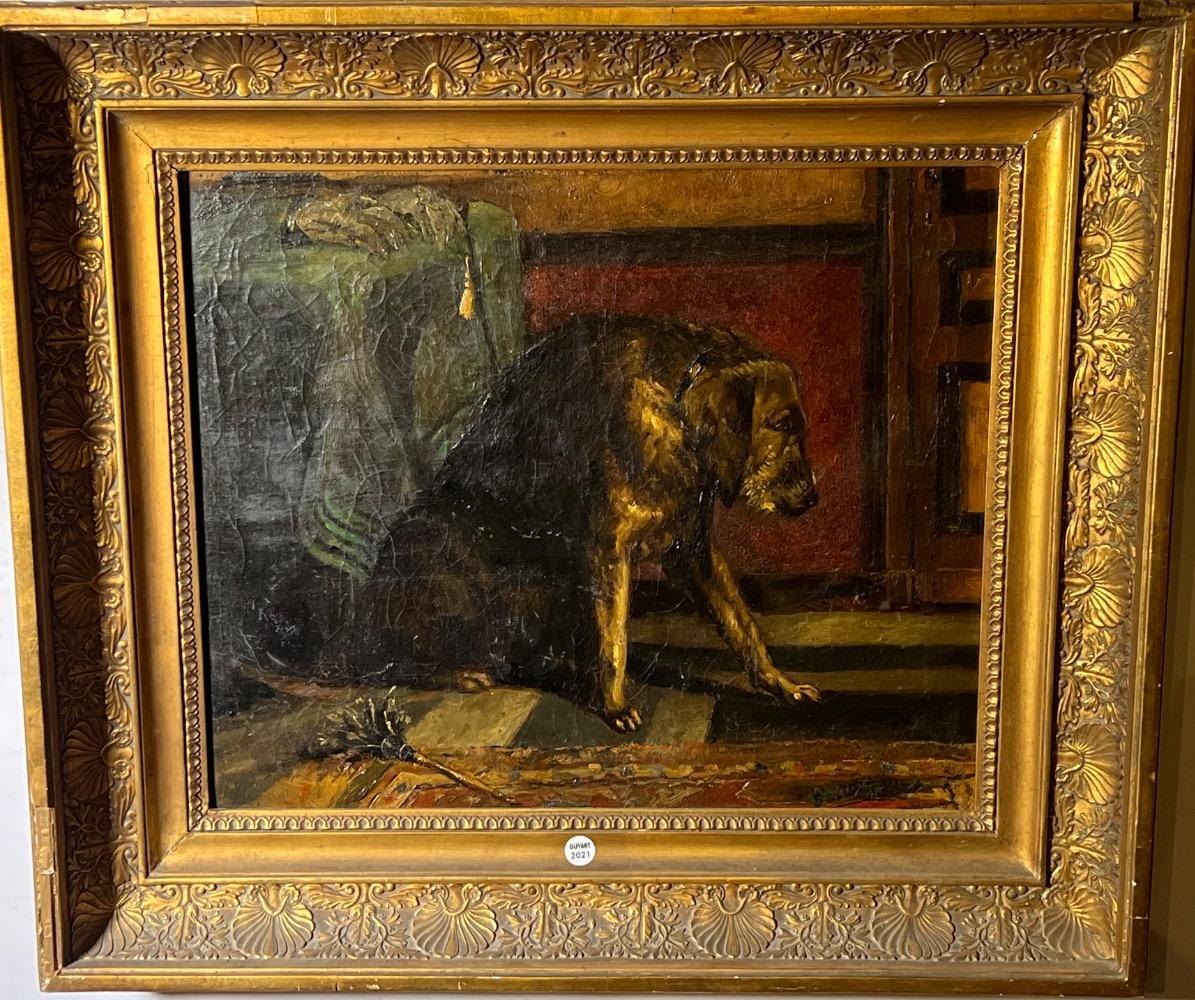 Waiting for the dinner ( oil on canvas )