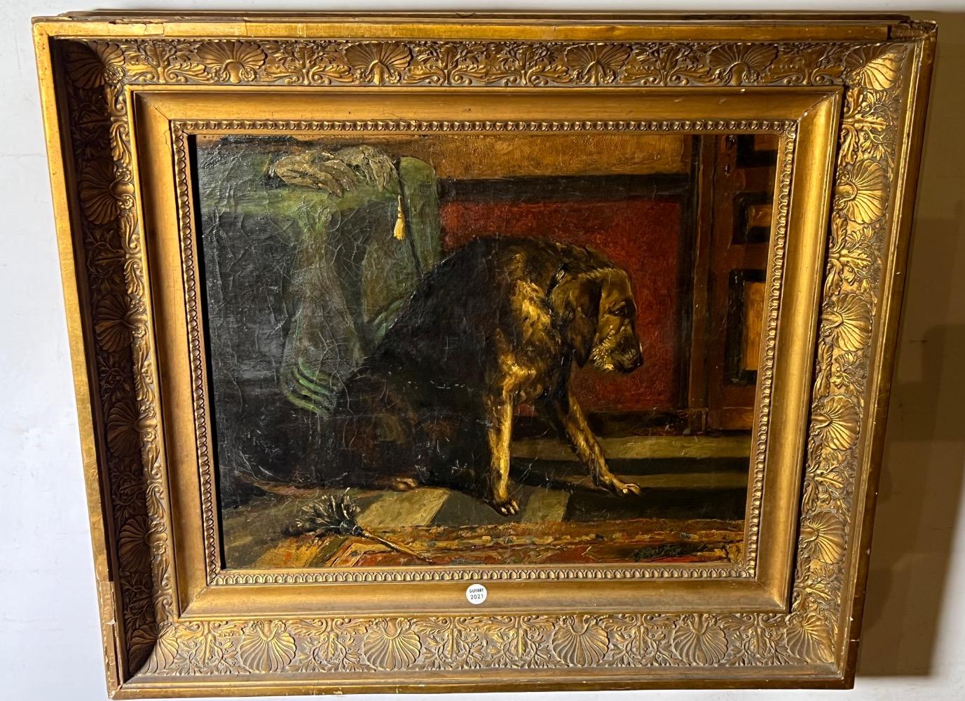 Waiting for the dinner ( oil on canvas )