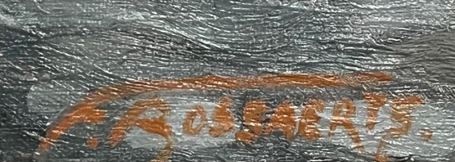 Walking in the streets of Bruges ( oil on canvas )