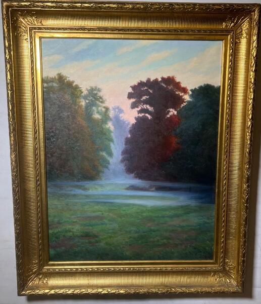 A perfect morning ( oil on canvas )