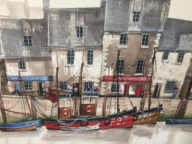 Wendy’s pub in the harbour ( oil on canvas )