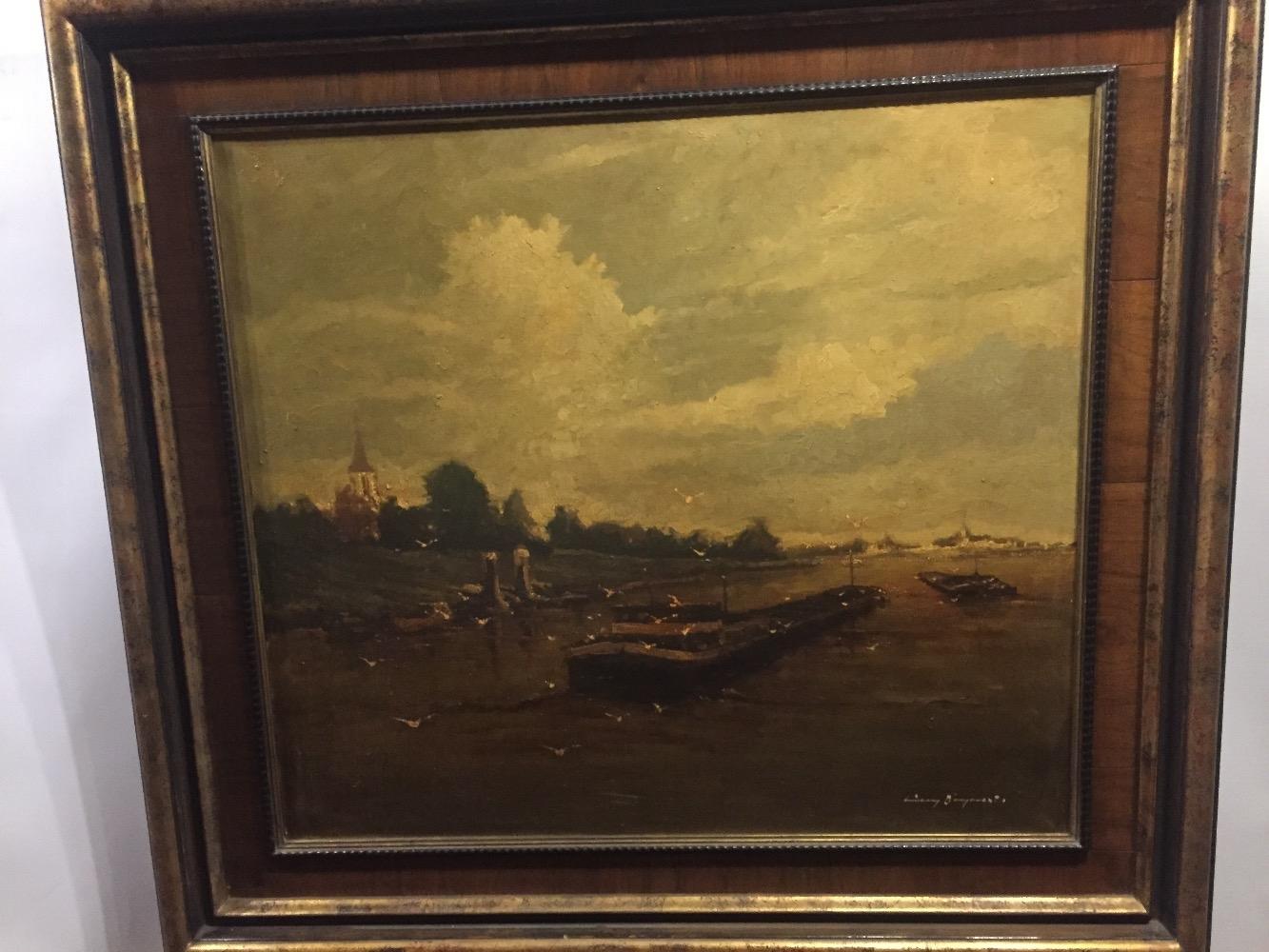 Seagulls at the boats