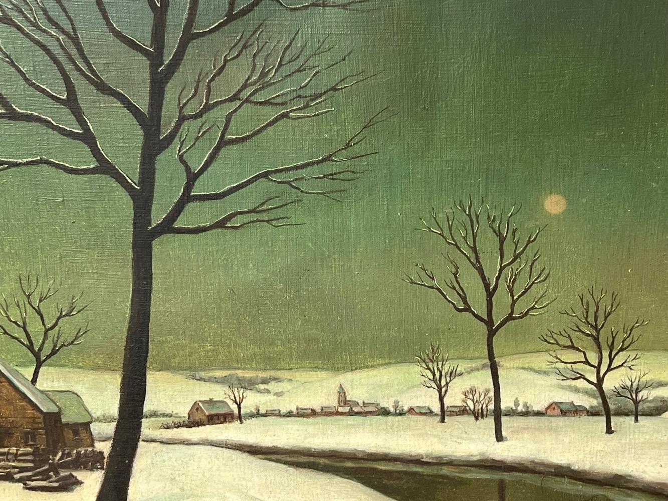 Wintertime ( oil on canvas )