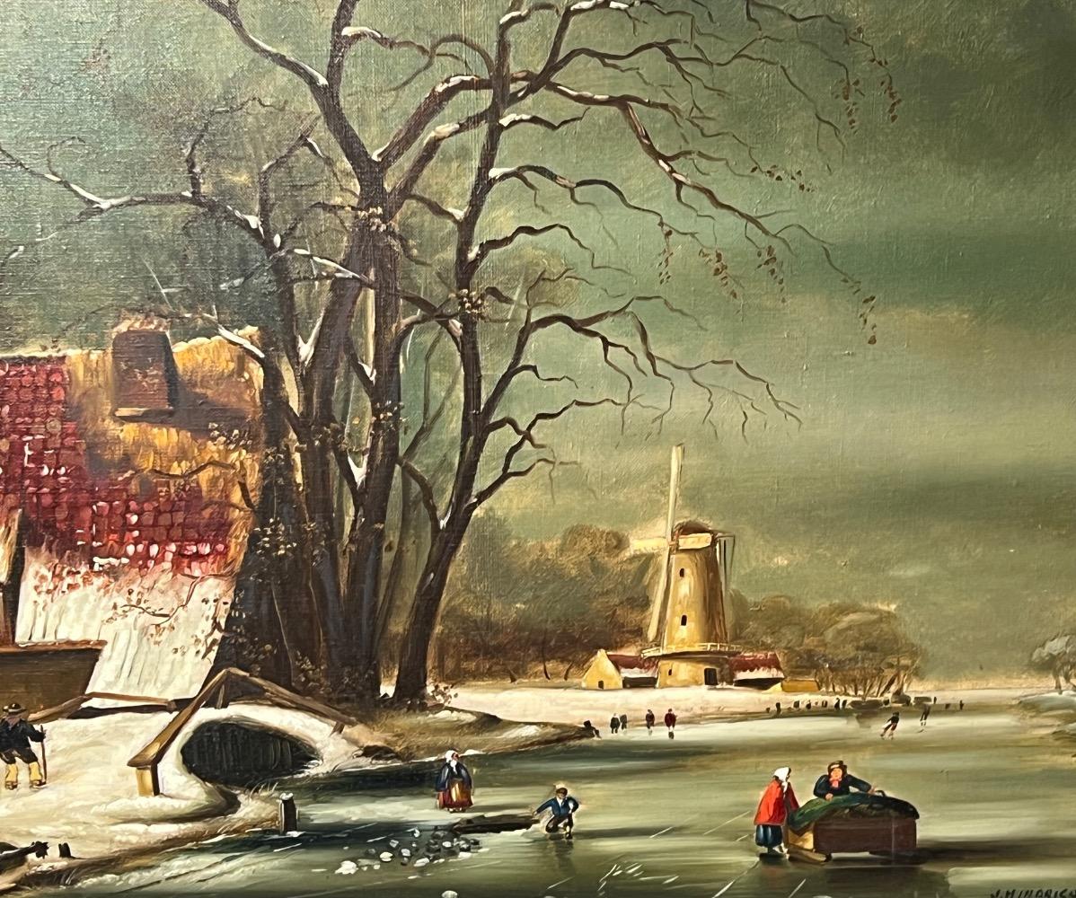 Wintertime ( oil on canvas )